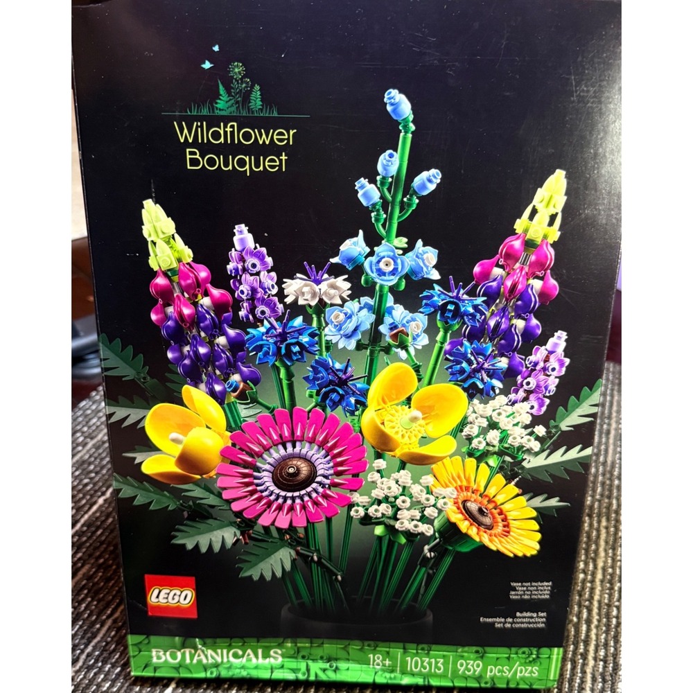 LEGO Wildflower Bouquet Building Set 10313 NEW Sealed 939pc Botanicals